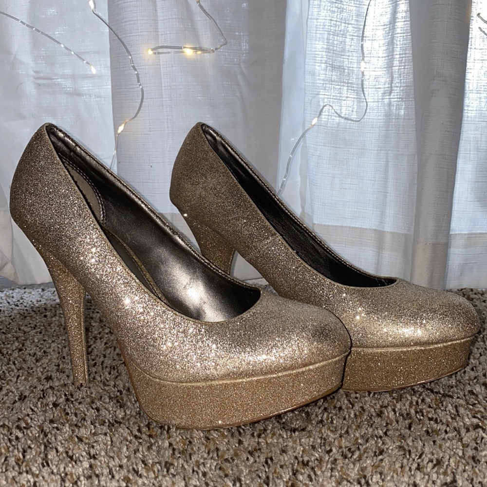 Brash Gold Stilettos